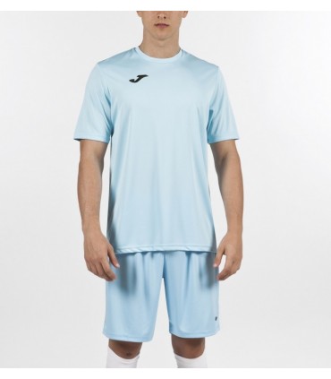 Joma T-Shirt Combi KM Blauw Sky