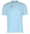 Joma T-Shirt Combi KM Blauw Sky