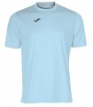 Joma T-Shirt Combi MC Bleu Ciel