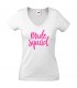 T-Shirt Ladies V-Neck Bride Squad