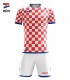 10 x Kit Mundial - Blanc Rouge Croatie