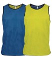 Chasuble Multi-Sports Reversible Enfant - Jaune Fluo - Royal