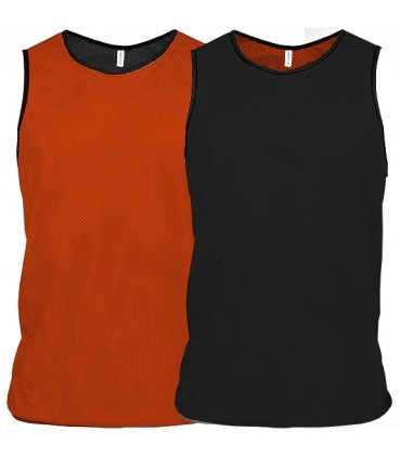 Multi-Sports Reversible Bibs Kids - Orange - Black