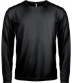 Men's long-sleeved sports T-shirt - Black