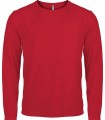 Men's long-sleeved sports T-shirt - Red