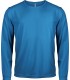 Herensportshirt Lange Mouwen - Aqua Blauw