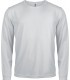 Men's long-sleeved sports T-shirt - White