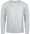 T-Shirt Sport Homme Manches Longues - Blanc