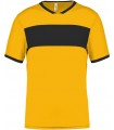 Adult short-sleeved Shirt - Yellow Black