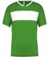 Maillot manches courtes Enfant - Vert Blanc