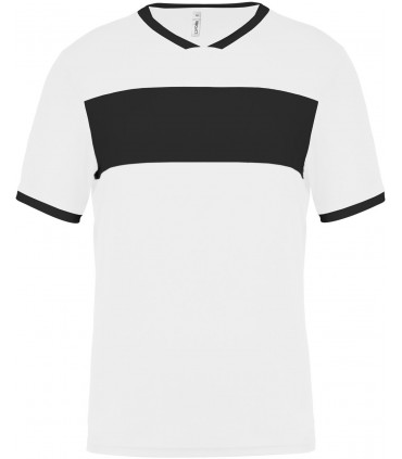 Kid short-sleeved Shirt - White Black