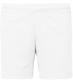 Ladies Sport Shorts - White