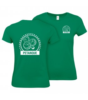 T-Shirt Coton Dame CGTBE1W02T + Logos