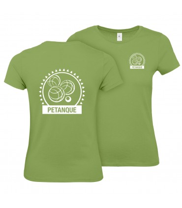 Katoen T-Shirt Dames CGTBE1W02T + Logo's