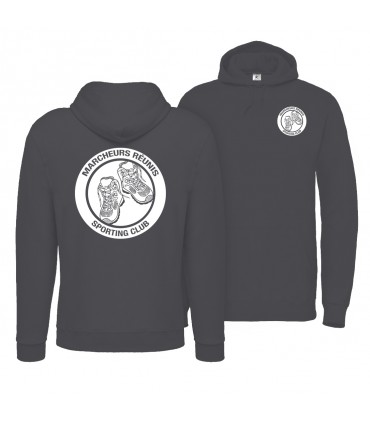 Sweatshirt met Kap Volwassene CGWUIBE121 + Logo's