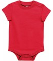 Babies' short-sleeved bodysuit red