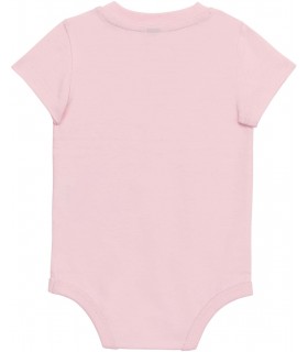 Body manches courtes bébé rose