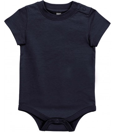 Babyromper korte mouwen navy