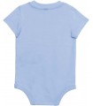 Babies' short-sleeved bodysuit sky blue