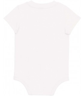 Babies' short-sleeved bodysuit white