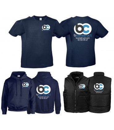 Pack workwear 1 grey - black