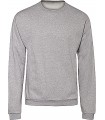 Crew Neck Sweatshirt Heather Grey