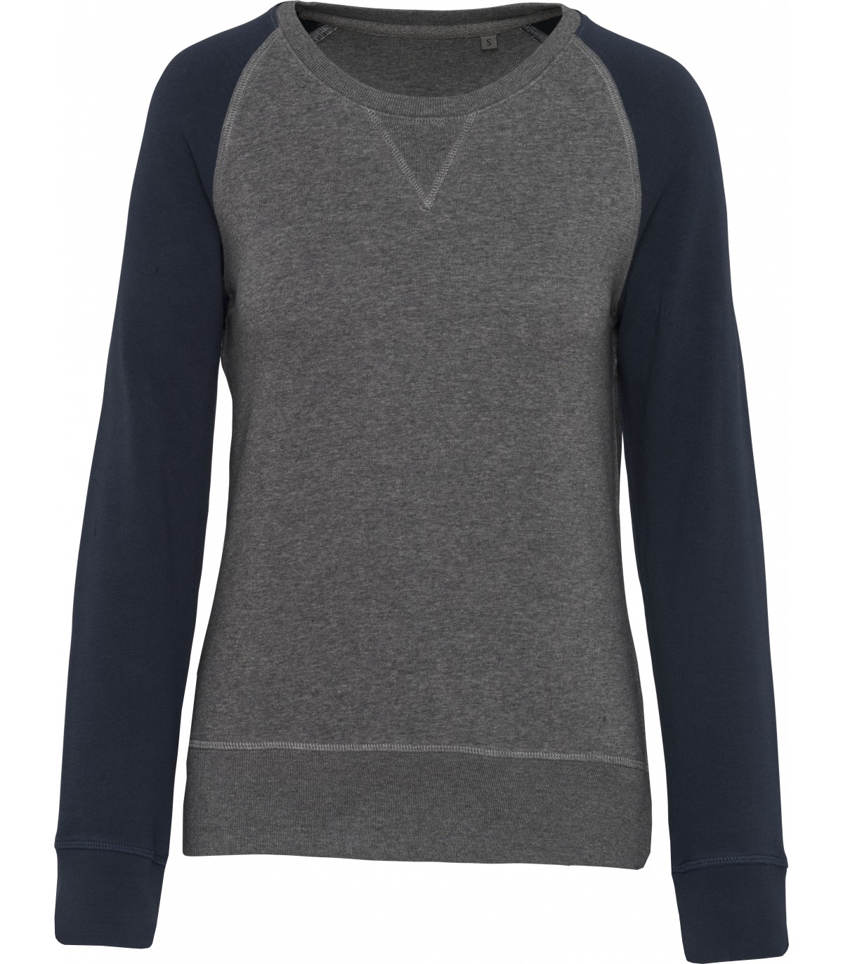 Sweatshirt Femme Lana Singer - Col Rond, Manches Raglan Longues - Coton Décontracté