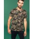 Men's short-sleeved camo t-shirt - olive