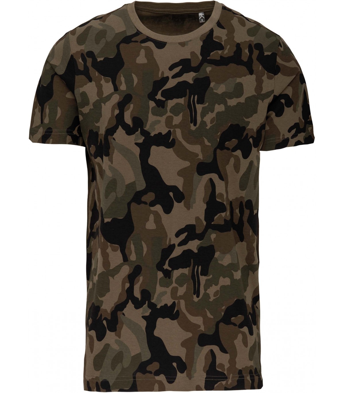 T-shirt Camouflage Homme - Manches Courtes - 100% Polyester Respirant - Neuf Avec étiquettes