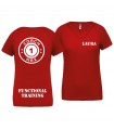 Dames t-shirt V-hals coach1max rood FT