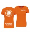 T-shirt col rond femme coach1max orange FT