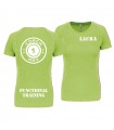 T-shirt col rond femme coach1max lime FT