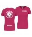 T-shirt dame coach1max fushia Pilates