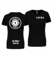 T-shirt col rond femme coach1max noir Zumba
