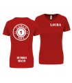 T-shirt woman coach1max red Zumba