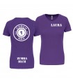T-shirt woman coach1max violet Zumba
