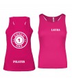 Ladies' sports vest coach1max fushia Pilates