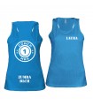 Ladies' sports vest coach1max aquablue Zumba