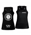 Ladies' sports vest coach1max black Zumba