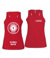 Ladies' sports vest coach1max red Zumba