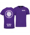 T-shirt col V homme coach1max violet Zumba
