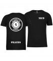 T-shirt col rond homme coach1max noir Pilates