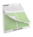 Tactic pad: 50 papers A4 football