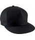 Casquette Snapback - 5 panneaux - noir