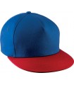 Snapback Pet - 5 Panelen - forest royal - rood
