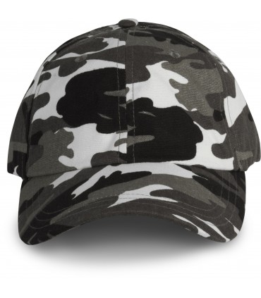Low Profile - 6 Panels Cap grey camouflage