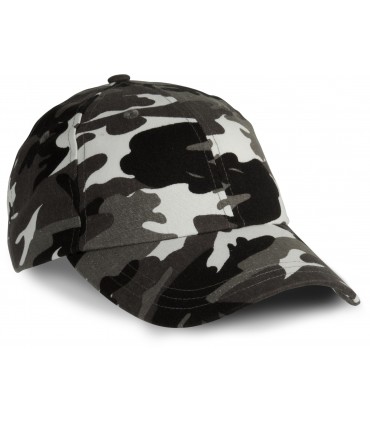 Low Profile - 6 Panels Cap grey camouflage