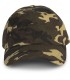 Casquette profil bas - 6 panneaux - kaki camouflage