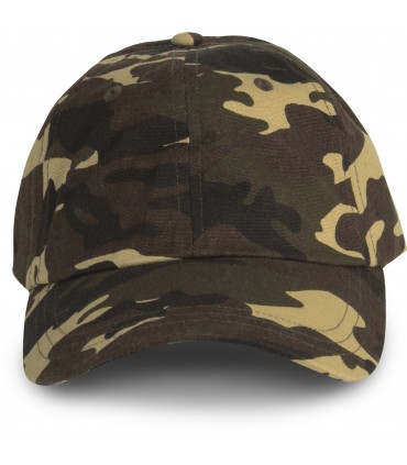 Laag Profiel Pet - 6 Panelen - kaki camouflage