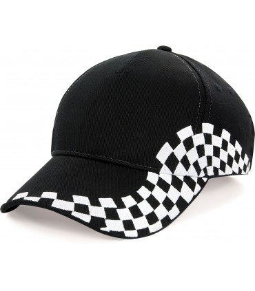 Casquette Grand Prix - noir blanc